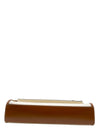 Bolso "Canvas Smooth Calfskin Two Tone Mini Pocket Bag Natural Malt Brown"
