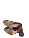 Tacones Vino tinto