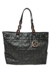 Bolso "Coated Nylon Panarea Wooden Chain Shopper Tote"