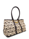 Bolso "Brown Canvas with Monkey Print"