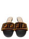 Sandalias "Zucca FF Logo Leather Slides"