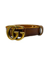 Correa "Leather belt with Double G buckle"