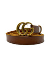 Correa "Leather belt with Double G buckle"