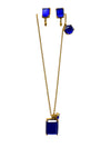 Collar y Aretes Dorados