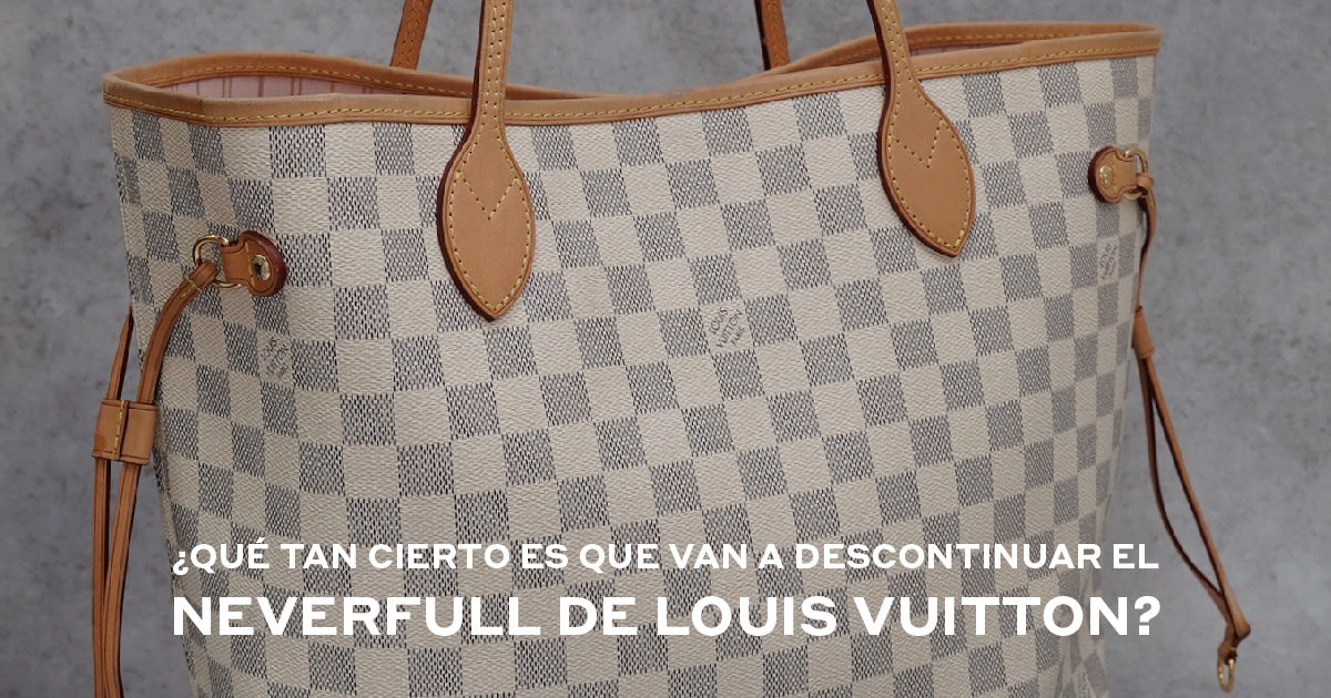 Louis Vuitton Bolsa de Ebene Damier Pre-Loved Neverfull Mm para mujer