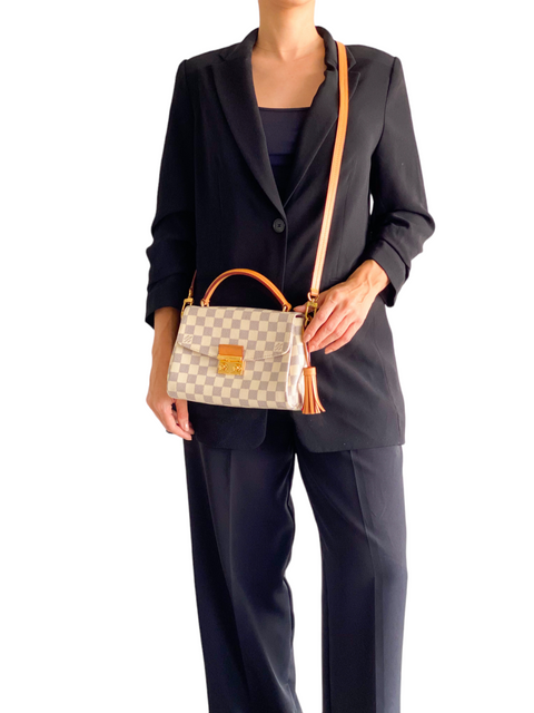 Bolso "Damier Azur Croisette"