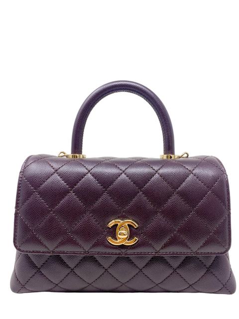 Bolso "Caviar Quilted Mini Coco Handle Flap"