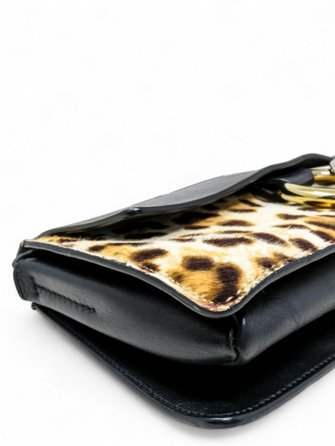 Bolso "Pony Hair Leopard Print Small Faye"