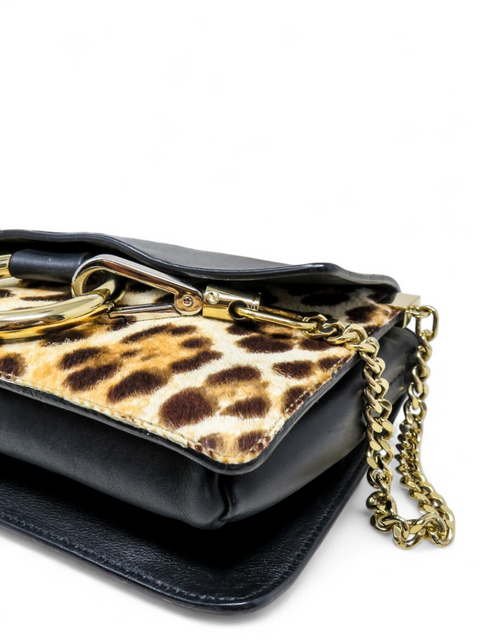 Bolso "Pony Hair Leopard Print Small Faye"