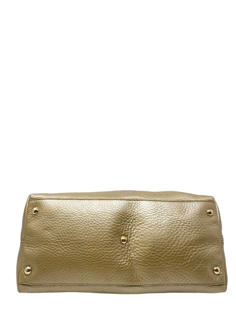 Bolso "Pebbled Calfskin Small Soho Top Handle Bag"