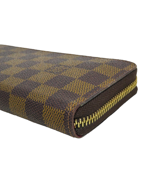 Billetera "Damier Ebene Clemence Wallet"