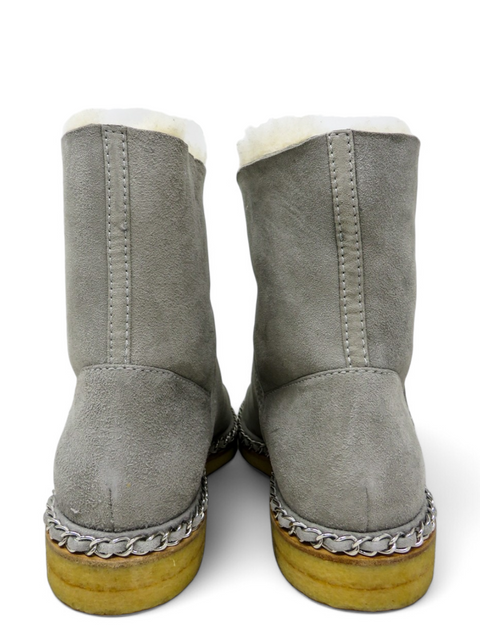 Botas "Chain Trim Shearling Lined Boots"