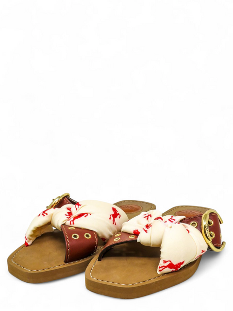 Sandalias Cafés
