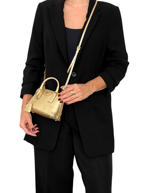 Bolso "Mini Saffiano Lux Promenade"