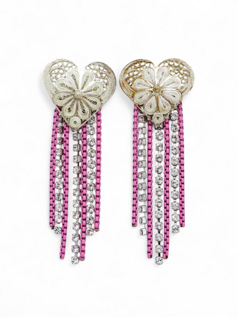 Aretes "Rocker Heart"