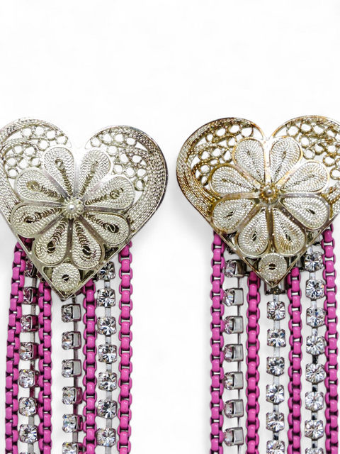 Aretes "Rocker Heart"
