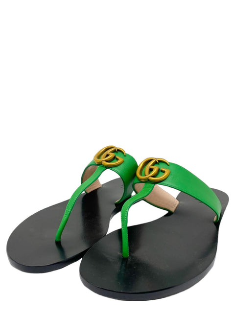Sandalias "Leather Thong Sandal with double"