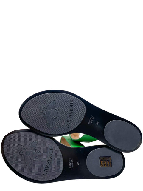 Sandalias "Leather Thong Sandal with double"