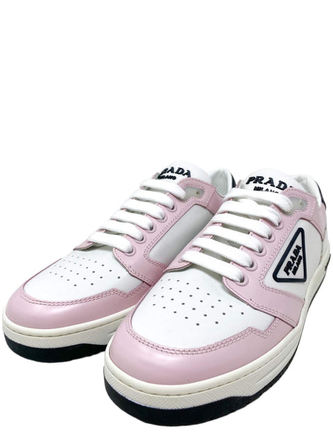 Tenis "District perforated leather sneakers"