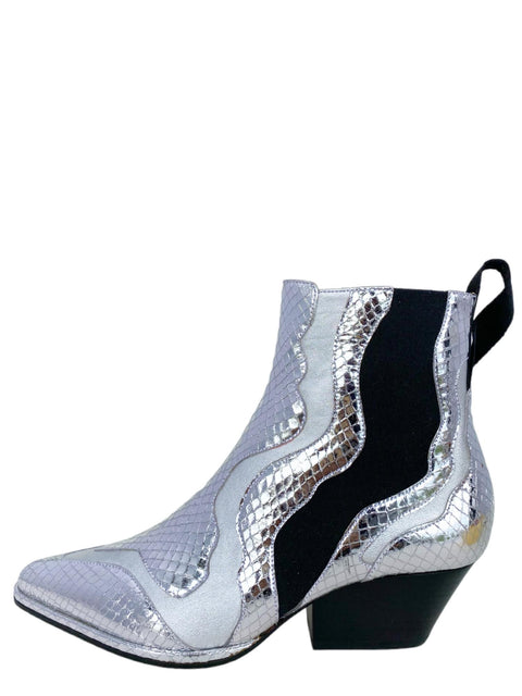 Botines Plateados