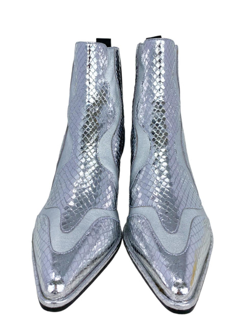 Botines Plateados