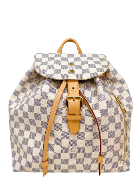 Morral "Damier Azur Sperone"