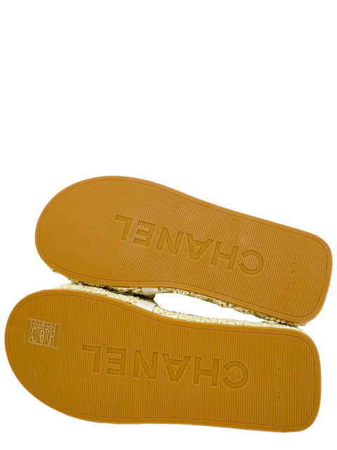 Sandalias "Interlocking CC Logo"