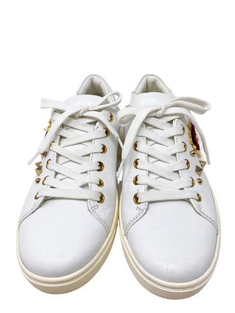 Tenis "DG Velvet Heart Rose Patch Studs"