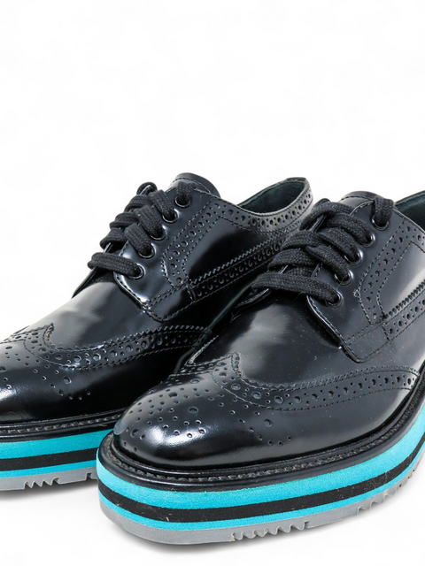 Oxfords "Leather Lasercut Accents Oxfords"