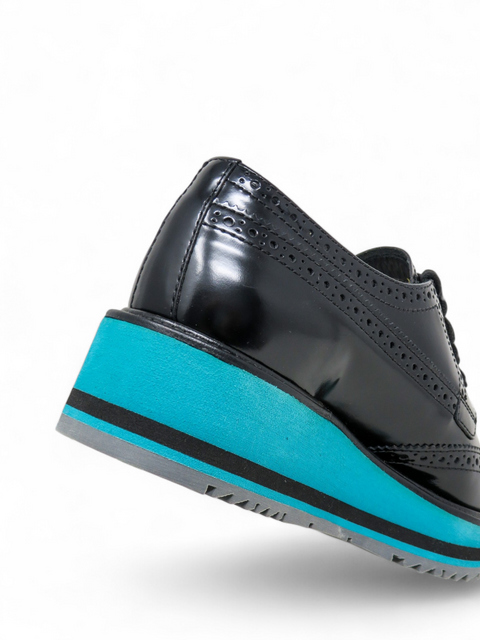 Oxfords "Leather Lasercut Accents Oxfords"