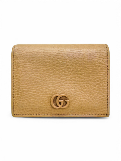 Billetera "Double G Logo Calfskin Compact Wallet"