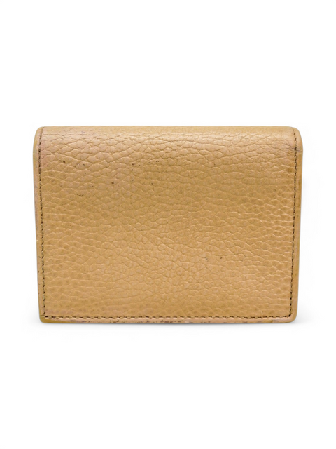 Billetera "Double G Logo Calfskin Compact Wallet"