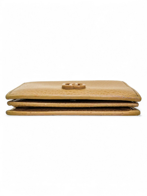 Billetera "Double G Logo Calfskin Compact Wallet"