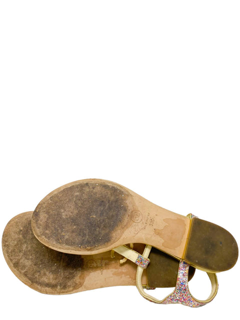 Sandalias "CC Star Logo T Strap Flat Sandal"
