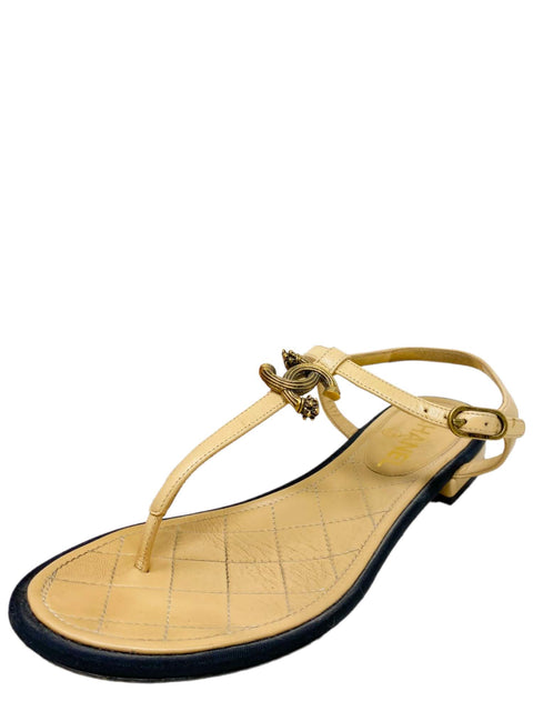 Sandalias "CC Star Logo T Strap Flat Sandal"