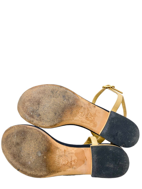Sandalias "CC Star Logo T Strap Flat Sandal"