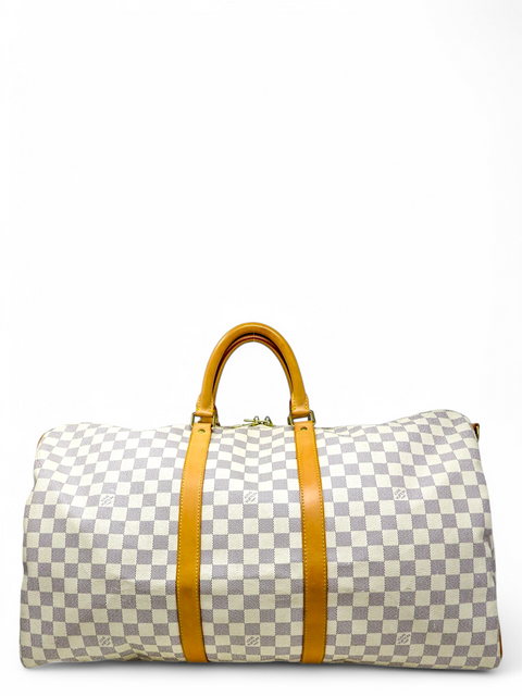 Bolso "Damier Azur Keepall Bandoulière 55"