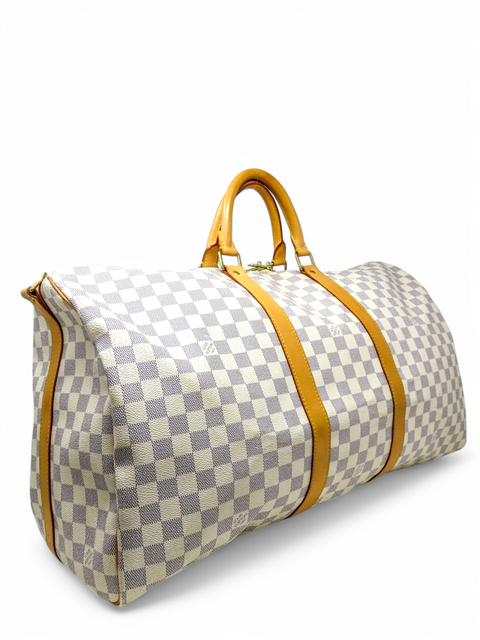 Bolso "Damier Azur Keepall Bandoulière 55"