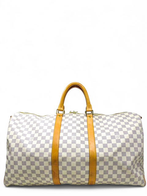 Bolso "Damier Azur Keepall Bandoulière 55"