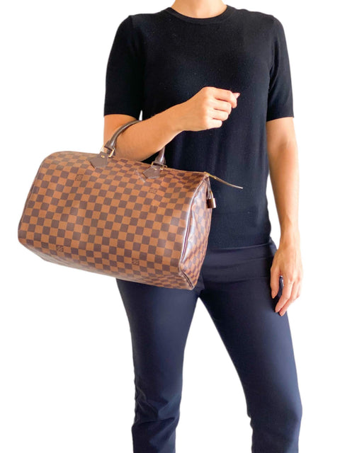 Bolso "Damier Ebene Speedy 30"