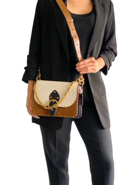 Bolso "Beat Shoulder Bag In Colorblock With Rivets"