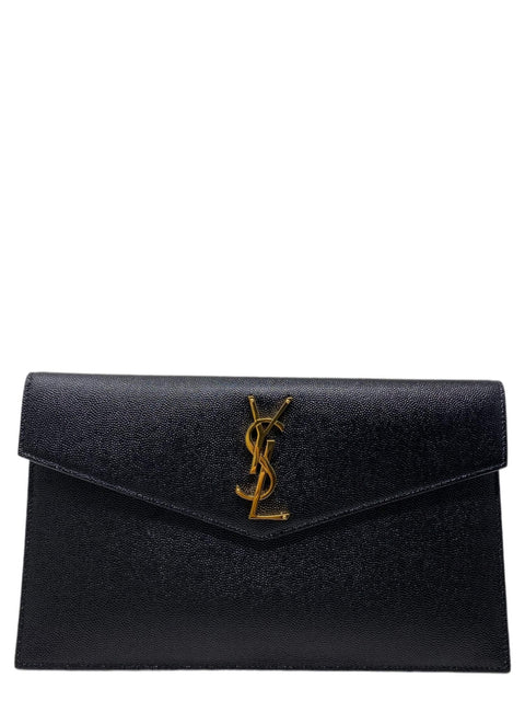 Bolso "Uptown Pouch In Grain De Poudre Embossed Leather"