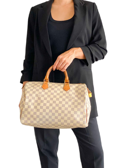 Bolso "Damier Azur Speedy 35"