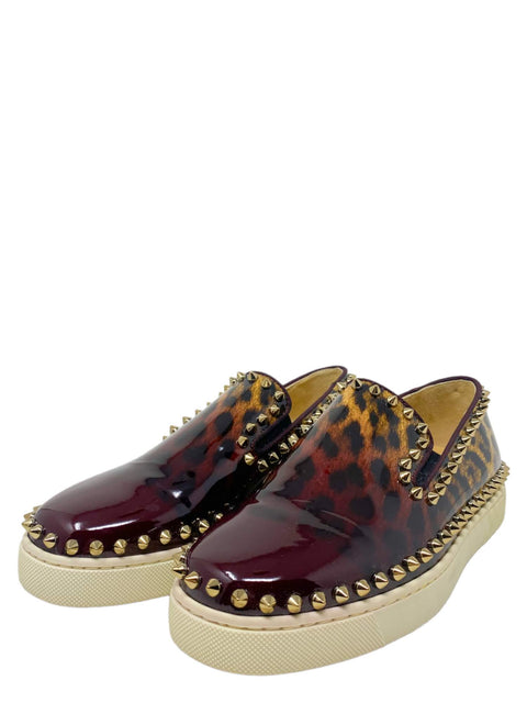 Slip-On "Patent Leather Studded Accent"
