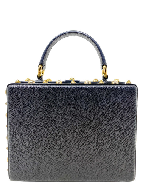 Bolso "Dolce Box Bag In Dauphine Calfskin With Patch Heart"