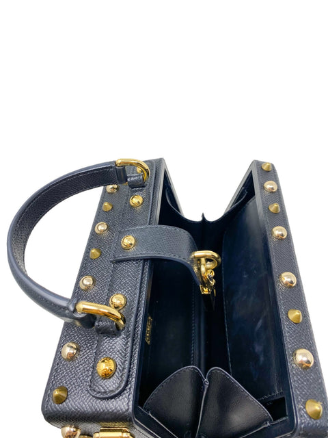 Bolso "Dolce Box Bag In Dauphine Calfskin With Patch Heart"