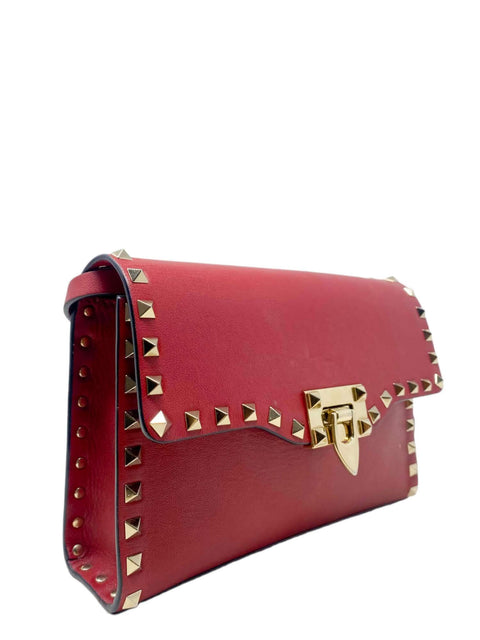 Bolso "Small Rockstud Grainy Calfskin Crossbody Bag"