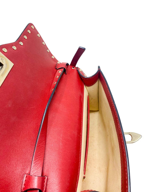 Bolso "Small Rockstud Grainy Calfskin Crossbody Bag"