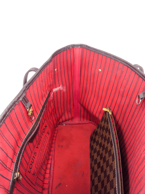 Bolso "Damier Ebene Neverfull MM with Pouch"