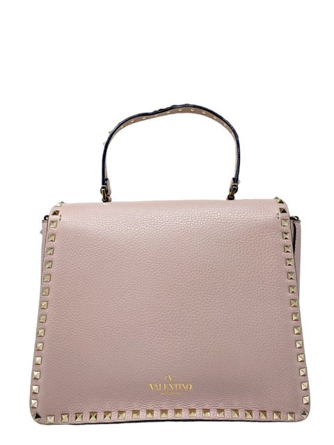 Bolso "Rockstud Grainy Calfskin Crossbody Bag"